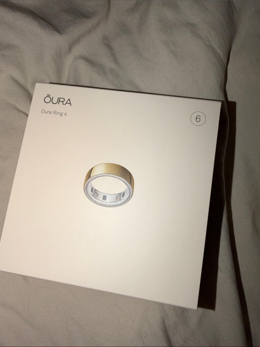 Oura Ring 4 Gold With Silver Inner Band  Oura